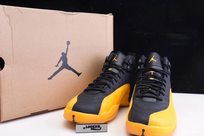 Kicktheory Retro 130690-070 Black Air University 12 Gold Jordan 0630